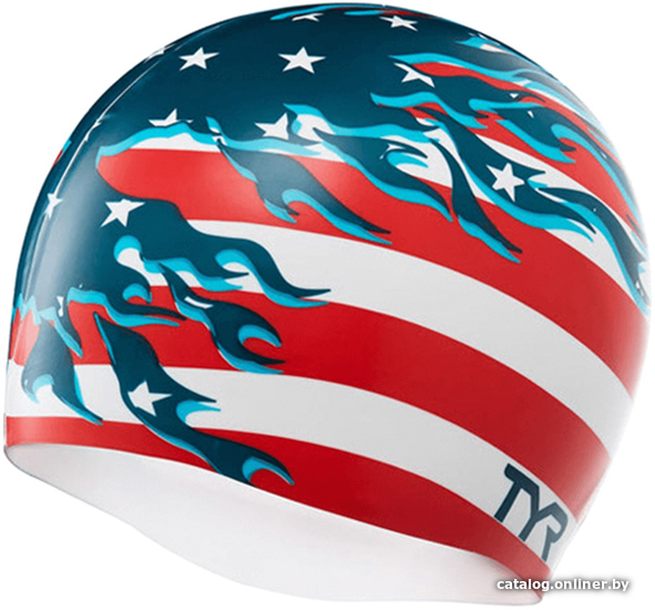 

Шапочка для плавания TYR Blazing Patriot LCSBLZ