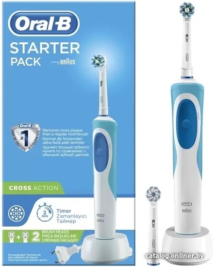 

Электрическая зубная щетка Oral-B Vitality Starter Pack D12.523.1