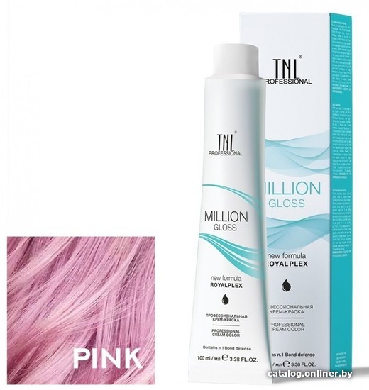 

Крем-краска для волос TNL Professional Million Gloss (розовый)