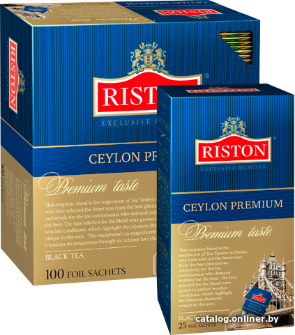 

Черный чай Riston Ceylon Premium 25 шт