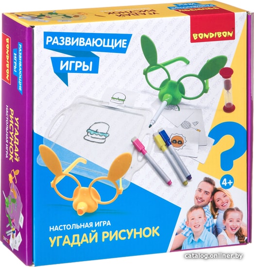 

Развивающая игра Bondibon Угадай рисунок ВВ4468