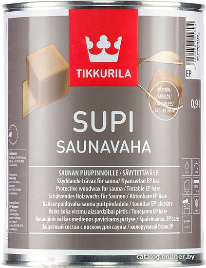 

Воск Tikkurila Supi Saunavaha 0.225 л (базис ЕР)