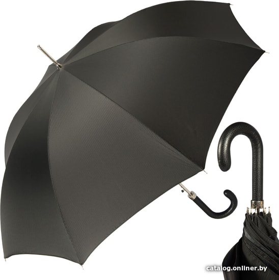 

Зонт-трость Pasotti Classic Pelle StripesS Black