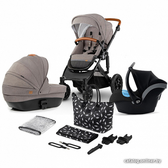 

Универсальная коляска KinderKraft Prime (3 в 1, beige)