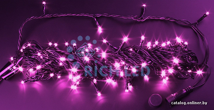 

Новогодняя гирлянда Rich Led Нить RL-S10C-24V-P 10м (розовый)