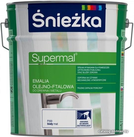 

Эмаль Sniezka Supermal Emalia Olejno-Ftalowa 2.5 л (коричнево-шоколадный)