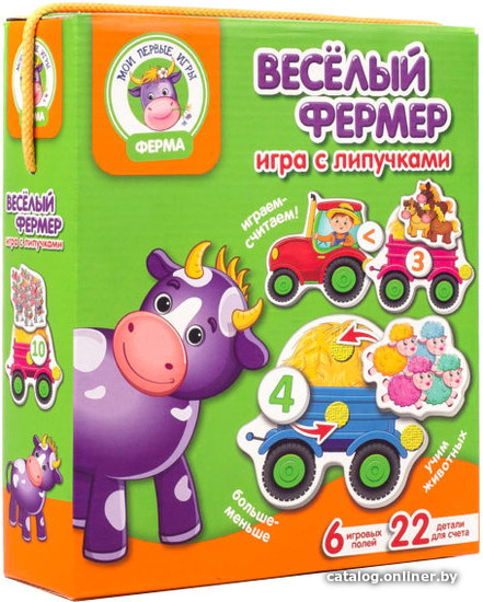 

Развивающая игра Vladi Toys Веселый фермер VT1310-01