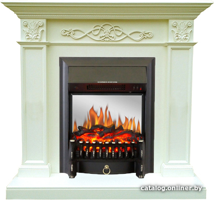 

Каминокомплект Smolcom Verona STD-ASP с RealFlame Fobos-S Lux BL LT (белый дуб)