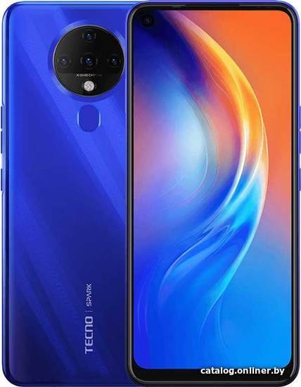 

Смартфон Tecno Spark 6 4GB/128GB (синий океан)