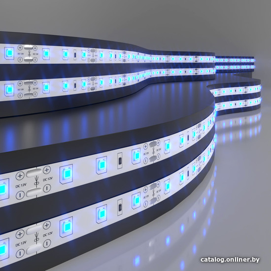 

Светодиодная лента Elektrostandard 12V 4.8W 60Led 2835 IP65 синий, 5м