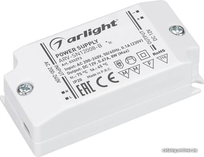 

Блок питания Arlight ARV-SN12008-B 033273