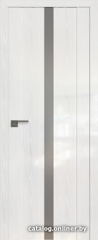 

Межкомнатная дверь ProfilDoors 2.04STP 80x200 (pine white glossy, lacobel серебряный лак)