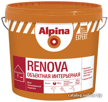 

Краска Alpina Expert Renova (объектная интерьерная, 15 л)