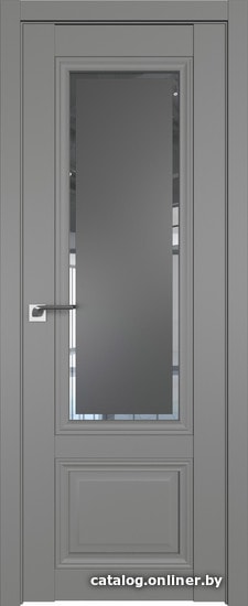 

Межкомнатная дверь ProfilDoors 2.103U 60x200 (грей, стекло square графит)