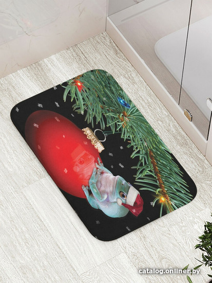 

Коврик для ванной JoyArty Новогодняя лягушка bath_5749