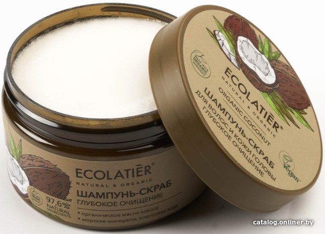 

Шампунь-скраб Ecolatier Green Coconut Глубокое Очищение 300 г