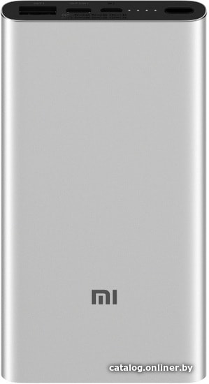 

Внешний аккумулятор Xiaomi Mi Power Bank 3 18W Fast Charge 10000mAh (серебристый)