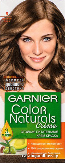 

Крем-краска для волос Garnier Color Naturals 6 лесной орех