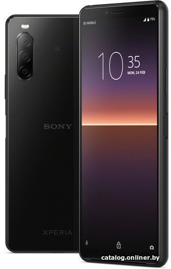 

Смартфон Sony Xperia 10 II XQ-AU52 Dual SIM 4GB/128GB (черный)