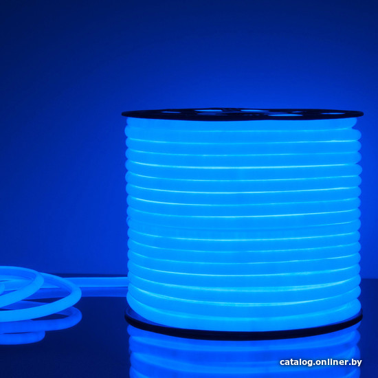 

Гибкий неон Elektrostandard 220V 9.6W 144Led 2835 IP67 круглый синий, 50 м
