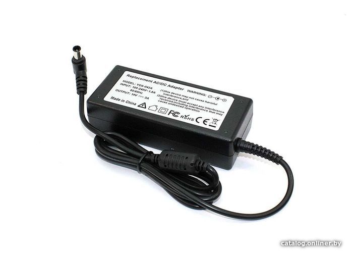 

Сетевое зарядное RageX Samsung 14В, 3A, 6.5x4.4мм, PSCV420102A, BN44-00080A
