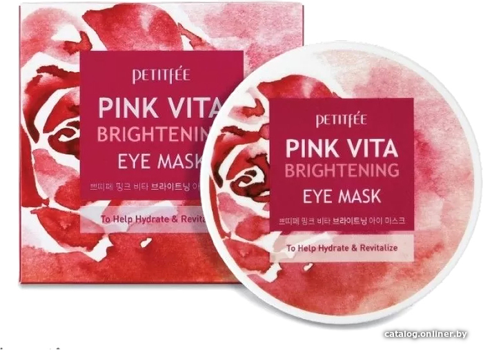 

Petitfee Патчи под глаза Pink Vita Brightening Eye Mask (60 шт)