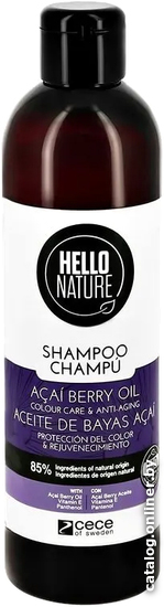 

Шампунь Hello Nature Acai Berry Oil 300 мл