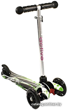 

Трехколесный самокат Triumf Active SKL-06AHP Mini Up Flash Print (Racer)