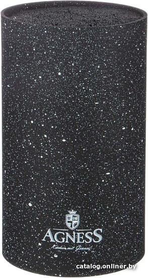

Подставка для ножей Agness Black Marble 911-688