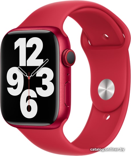 

Ремешок Apple спортивный 45 мм (красный, R) MKUV3