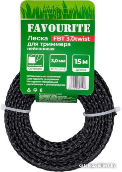 

Леска для триммера Favourite FBT 3.0twist