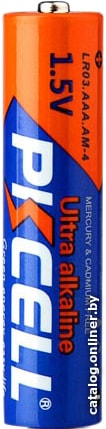 

Батарейка PKCELL Ultra Digital Alkaline LR03 AAA 1 шт.