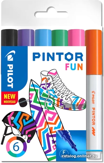 

Набор маркеров Pilot Pintor Fun SW-PT-F-SET (6 шт)