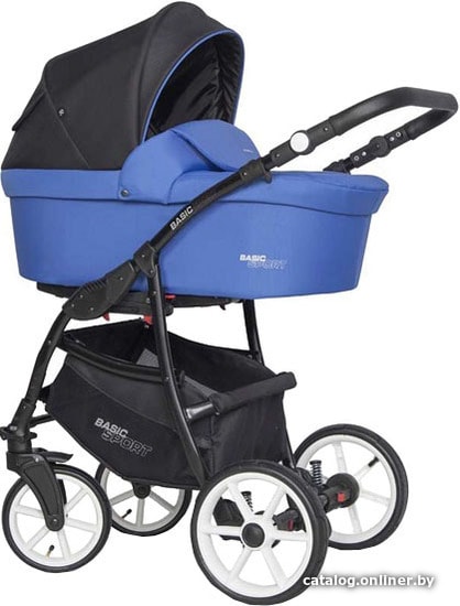 

Универсальная коляска Riko Basic Sport (3 в 1, 05 raicing blue)