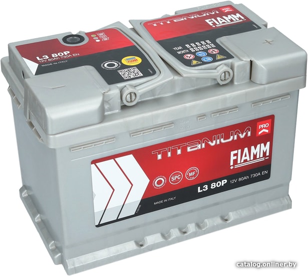 

Автомобильный аккумулятор FIAMM Titanium Pro (80 А·ч)
