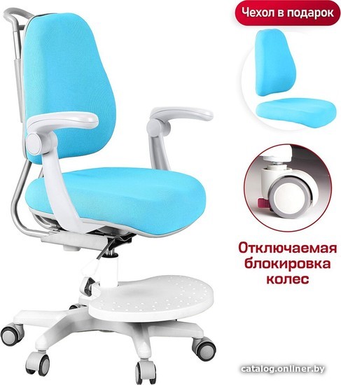 

Детское ортопедическое кресло Anatomica Ragenta с подлокотниками (голубой)
