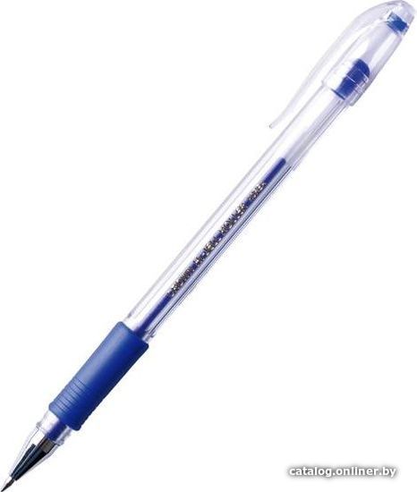 

Ручка гелевая Crown Hi-Jell Grip HJR-500RB (синий)
