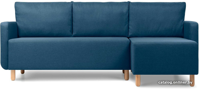 

Угловой диван Divan Беллер Textile Navy Blue 167722 (рогожка, синий)