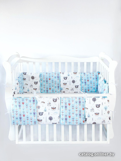 

Постельное белье Amarobaby Индейцы AB215004NBIn00 (12 предметов, белый/голубой)