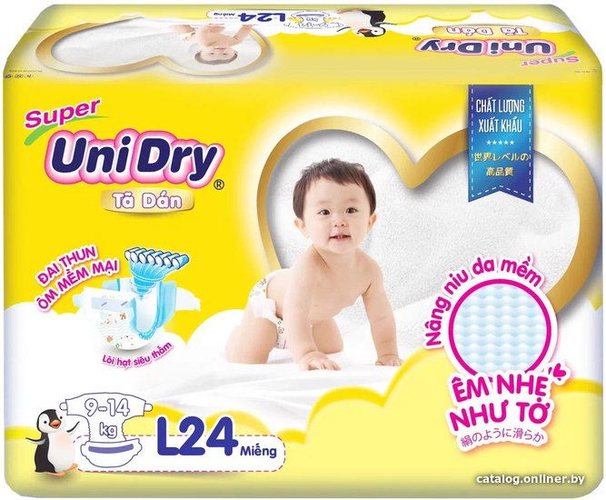 

Подгузники UniDry Super L (24 шт)