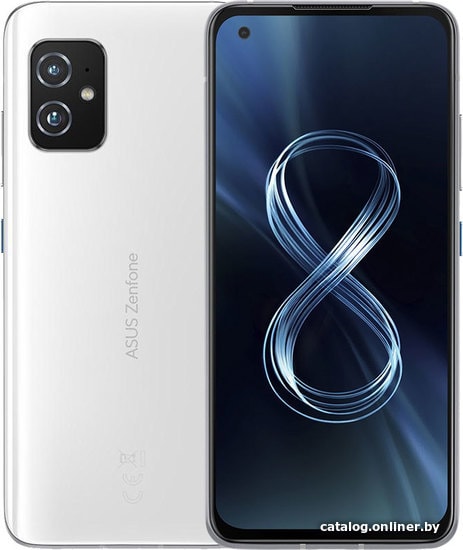 

Смартфон ASUS Zenfone 8 ZS590KS 8GB/256GB (белый)