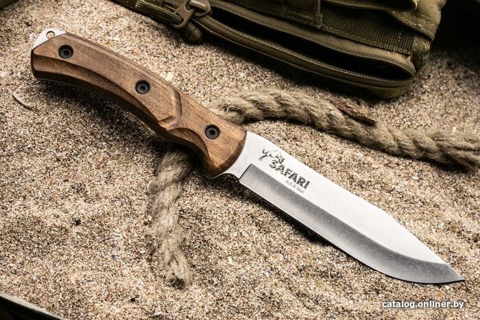 

Нож Kizlyar Supreme Safari AUS-8 Stonewash