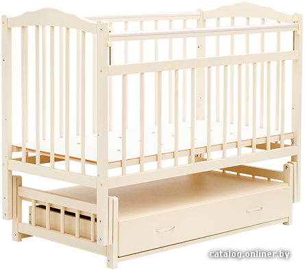 

Классическая детская кроватка Bambini М.01.10.10 (слоновая кость)
