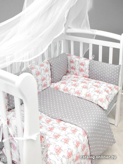 

Постельное белье Amarobaby Baby Boom Подарочек AMARO-3003-PoS (серый)