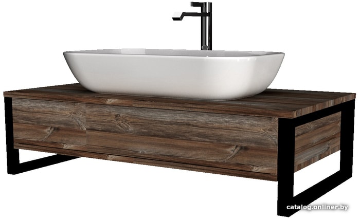 

1Марка Тумба под умывальник Grunge Loft 100П У85847 (дуб намибия)
