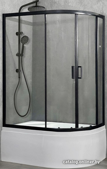 

Душевой уголок Royal Bath RB8120BK-T-BL-L 120x80