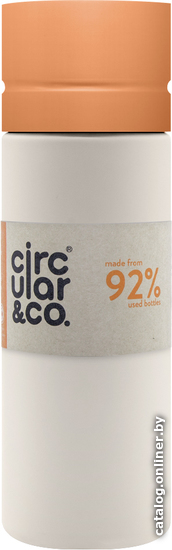 

Бутылка для воды Circular&Co MOB600 (600 мл, мел/оранжевый)
