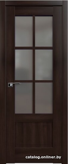 

Межкомнатная дверь ProfilDoors 103X 80x200 (орех сиена/стекло графит)