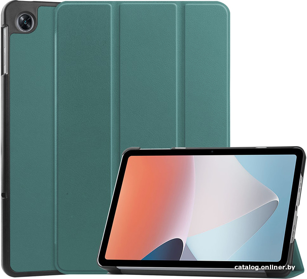 

Чехол для планшета JFK Smart Case для Oppo Pad Air (темно-зеленый)