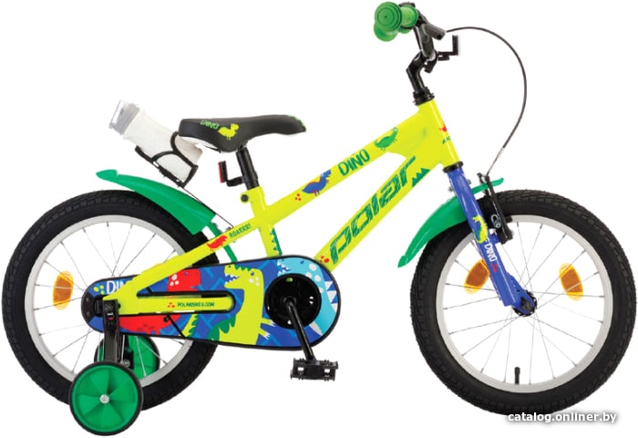 

Детский велосипед Polar Junior 14 2021 (дино)